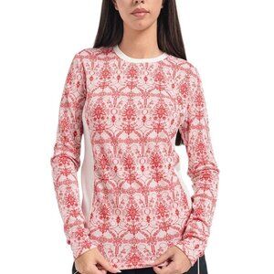 Helly Hansen Lifa Crew Base Layer Red Women Small Thermal Long Sleeve